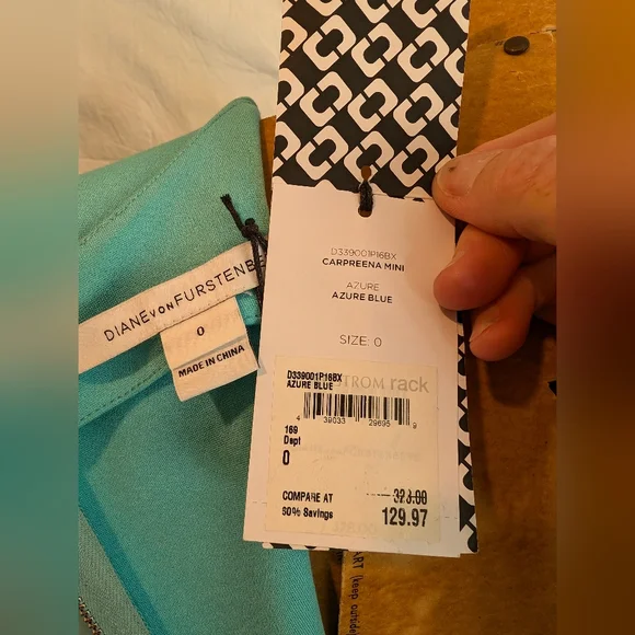 NWT Diane Von Furstenberg women's sleeveless dress - Picture 7 of 13